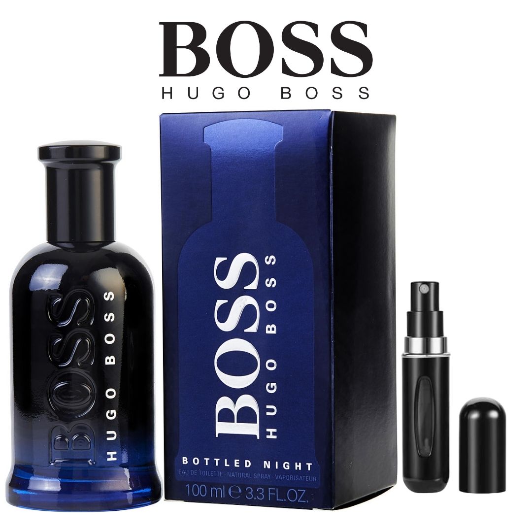 PERFUME BOSS BOTTLED NIGHT 100 ML + PERFUMERO